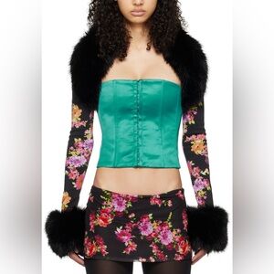 LIMITED EDITION Danielle Guizio Floral Bolero in Multicolor Option